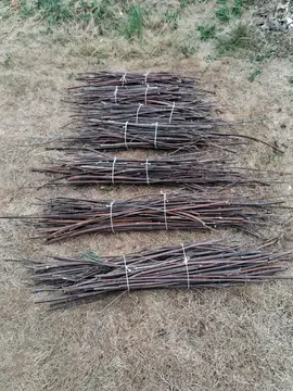 8 fagots bois de merisier
