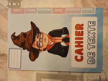 cahier de texte neuf harry potter