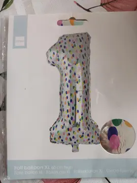 Ballon chiffre 1