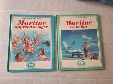 2 livres Martine