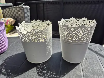 2 petits cache pots