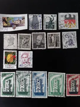 lot timbres étrangers
