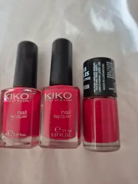 3 vernis rouge