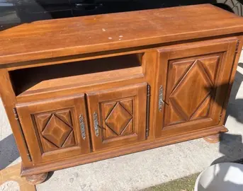 meuble tv en bois massif