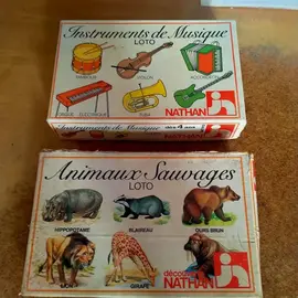 Lot de boîtes Loto Nathan