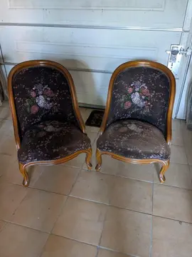 2 fauteuils bas