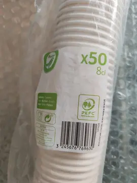Gobelets carton