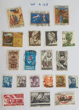 Lot A158 timbres Italie anciens