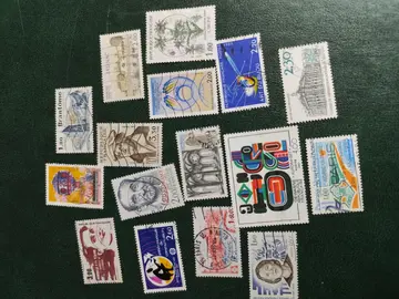 lot timbres France 1983
