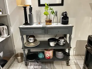console avec deux tiroirs