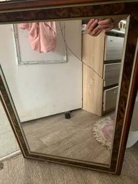 miroir avec fissure rien de méchant