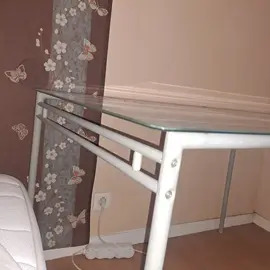 table en verre