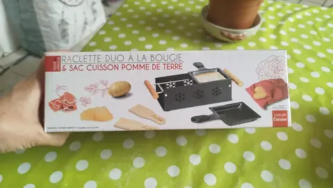 Appareil raclette à la bougie