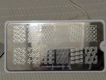 plaque pour stamping vernis à ongles
