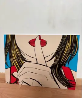 Cadre dessin de portrait coloré
