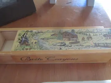 plumier en bois
