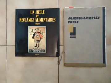 2 recueils d'affiches publicitaires 1ère moitié du XXème siècle