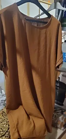 robe tunique marron