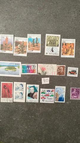 Timbres du monde entier lot 40
