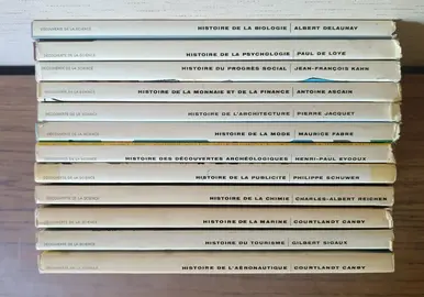 Lot de 12 livres"Découverte de la Science"