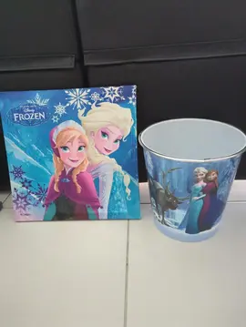 Cadre + poubelle La Reine des neiges