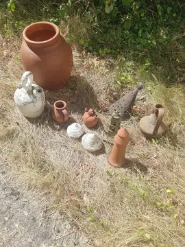 lot de poteries déco jardin