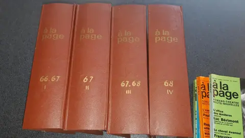 Revues « A la Page » années 1967-1968-1969 et +