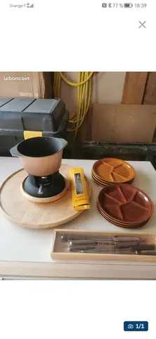 Service à fondue