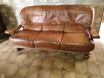 canapé en cuir