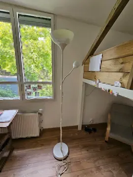 Lampadaire blanc ikea
