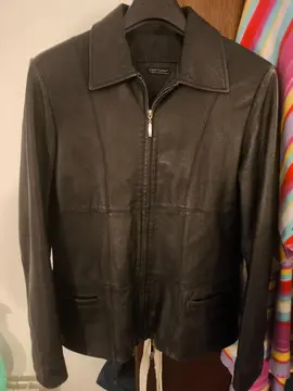 Veste en cuir femme taille L/XL