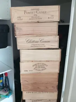 Caisses en bois + mini palette de rangement