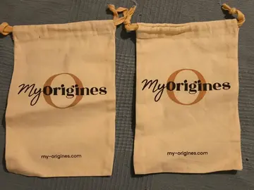lot de 2 sacs pochettes en tissus