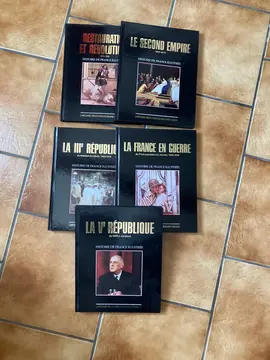 5 livres Histoire de France Illustrée