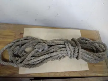 Corde en chanvre long.9,50m, Ø 15mm