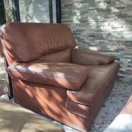 Fauteuil en cuir