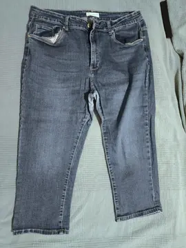 Pantacourt jeans taille 46