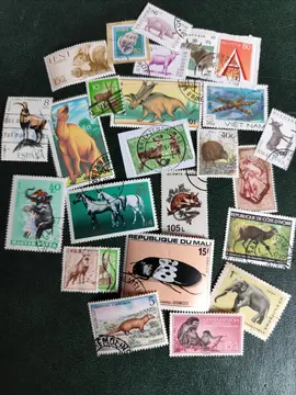 lot unique timbres animaux