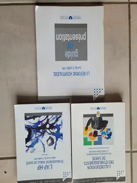 3 livres dossiers APHP