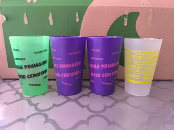 Verres plastique de Kermesse