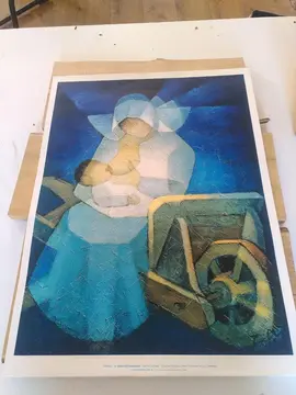 Affiche Toffoli "La maternité vendéenne"