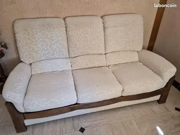 Ensemble canapé convertible et 2 fauteuils
