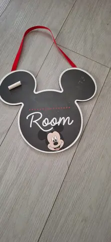 Déco enfant : Donne écriteau Mickey