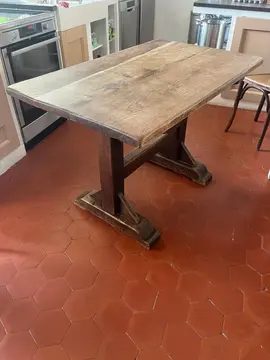 table en bois massif