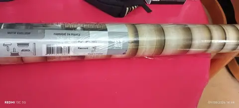 1 rouleau papier peint "palissade de bambous", Leroy Merlin