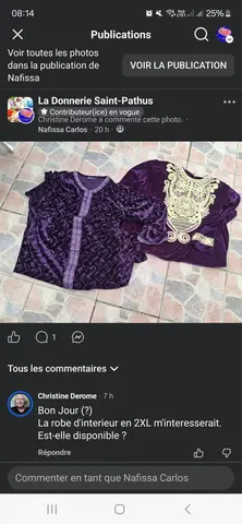 robes d'intérieur une L et une XXL