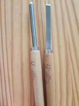 2 ciseaux pour tour à bois