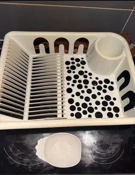 égouttoir + porte savon blanc