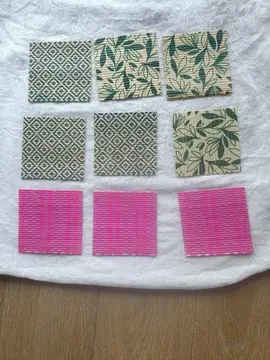 lot de 9 sous-verres