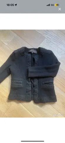 veste laine chic XXS